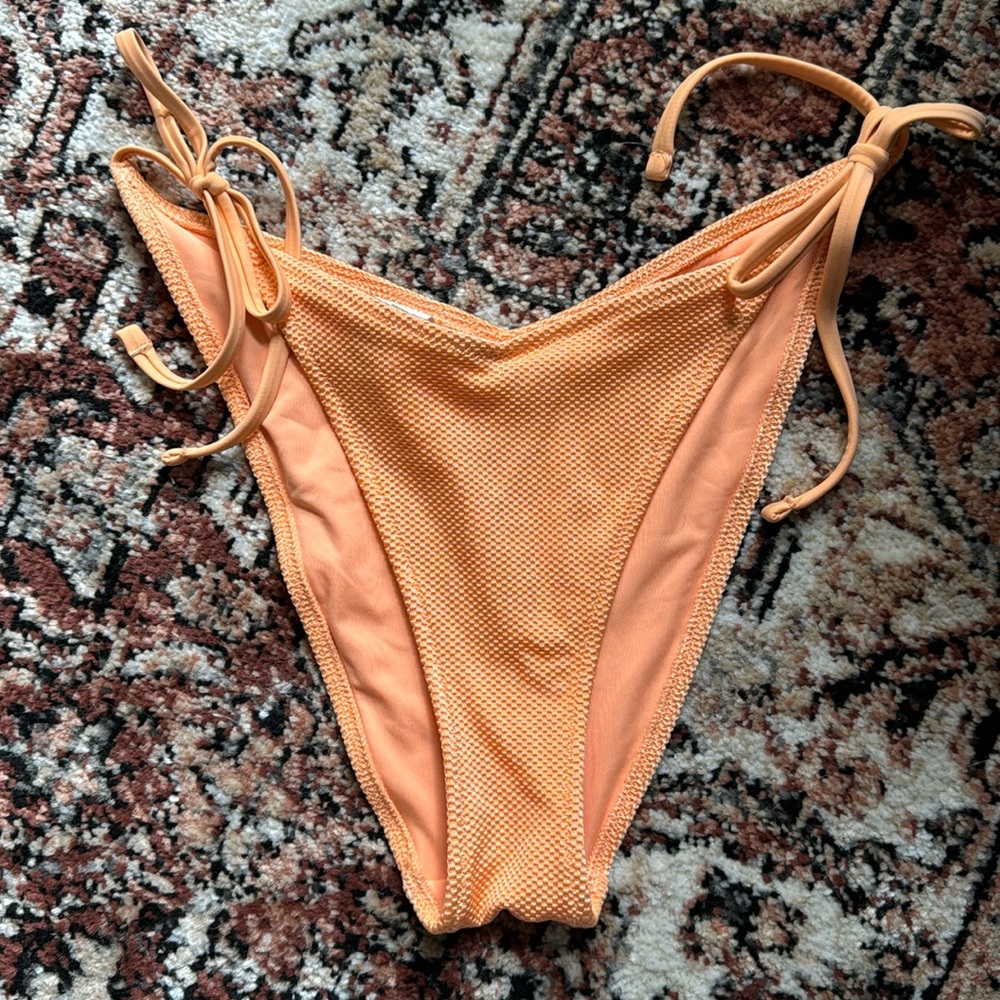 aerie cheekiest tie bikini bottom